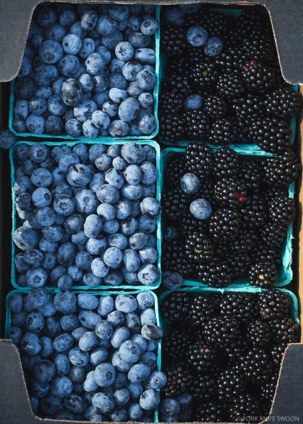 Black & Blue with Oat Crumb